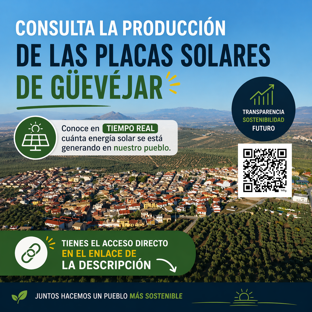 CONSULTA LA PRODUCCIÓN DE LAS PLACAS SOLARES DE GÜEVÉJAR